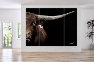 Shop three-panel longhorn canvas&nbsp;print&nbsp;sets - these triptych wall art pieces look fabulous on a large&nbsp;wall&nbsp;and fit well with&nbsp;multiple&nbsp;decor styles: western, modern farmhouse, traditional, eclectic, rustic