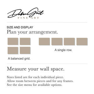 Moody Kansas Prairie Wall Art — Set of 4