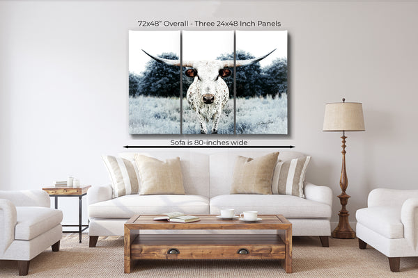 TEXAS LONGHORN - HUGE CANVAS SET