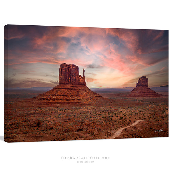 Monument Valley Mittens Sunset – Desert Landscape Print or Canvas