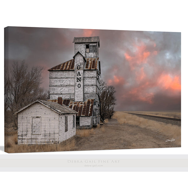 1915 ARDELL KANSAS GRAIN ELEVATOR - FINE ART PHOTOGRAPHY