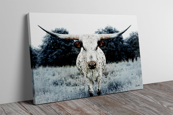 MAJESTIC TEXAS LONGHORN - WESTERN WALL ART