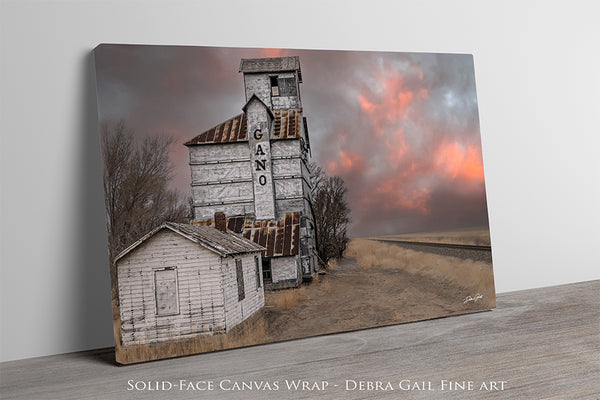 1915 ARDELL KANSAS GRAIN ELEVATOR - FINE ART PHOTOGRAPHY