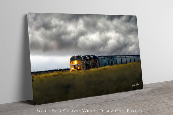 TRAIN INDUSTRIAL WALL ART - PLAINS DECOR