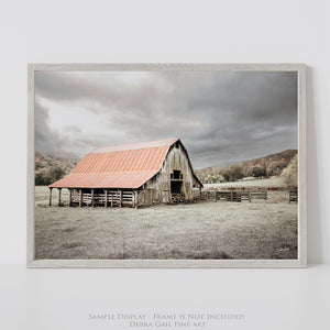 Arkansas Rustic Barn Wall Art – Farmhouse Fine Art Canvas Print