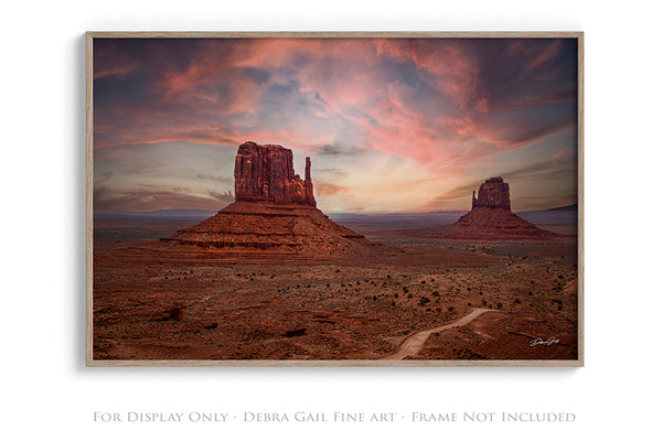 Monument Valley Mittens Sunset – Desert Landscape Print or Canvas