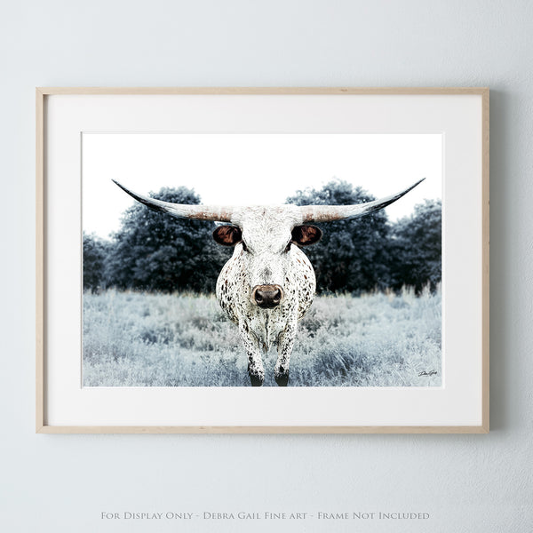 MAJESTIC TEXAS LONGHORN - WESTERN WALL ART