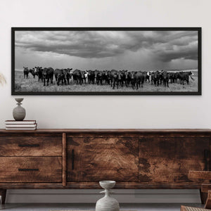 Angus cow wall art canvas print  – Western ranch fine art photography by Debra Gail Fine Art