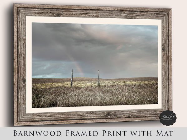 PASTURE IN THE FLINT HILLS - RUSTIC FARMHOUSE DECOR