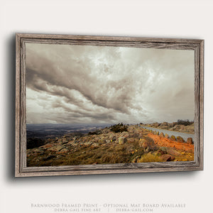 Barnwood Framed Print - Optional Mat Board Available