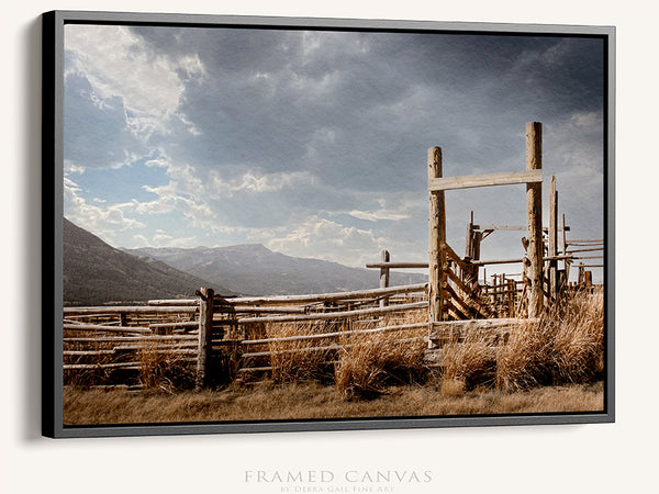 OLD CATTLE PENS - WYOMING WESTERN DECOR