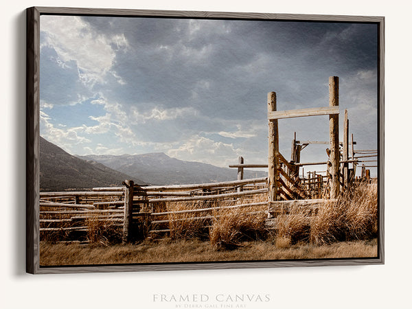 OLD CATTLE PENS - WYOMING WESTERN DECOR