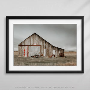 Inspirational wall art – prayerful barn sunrise fine art photography by Debra Gail Fine Art