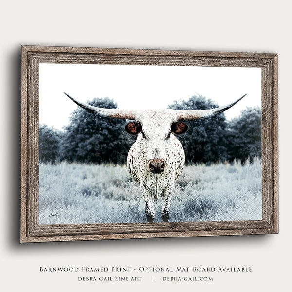 Texas Longhorn - Large Western Canvas Wall Art