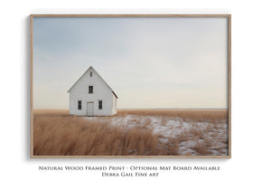 Old farmhouse wall art – rustic Kansas rural fine art photography by Debra Gail Fine Art