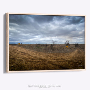 Flint Hills Country Road Wall Art | Kansas Prairie Landscape