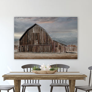 Americana Barn Wall Art | Rustic Idaho Country Farmhouse Canvas