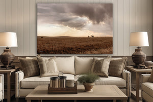 Black Angus cattle wall art – rustic Western photography print by Debra Gail Fine Art