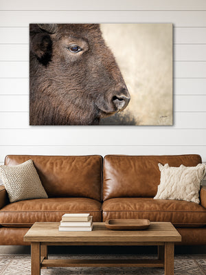 Bison wall art – rustic prairie photography print by Debra Gail Fine Art