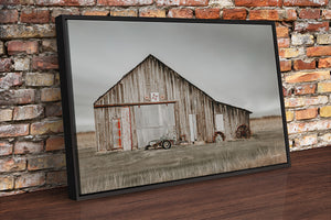 Inspirational wall art – prayerful barn sunrise fine art photography by Debra Gail Fine Art