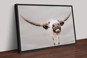 Texas Longhorn wall art – Western ranch photography print by Debra Gail Fine Art