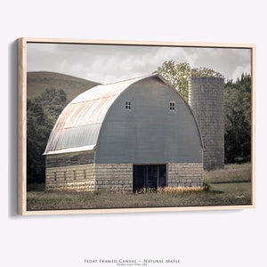 Vintage Barn Wall Art | Rustic Midwest Farmhouse Country Canvas