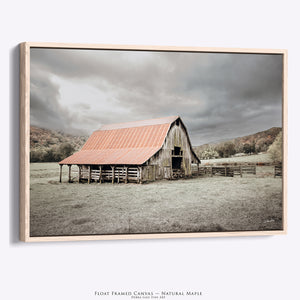 Arkansas Americana Barn Wall Art | Rustic Country Landscape