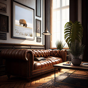 Bison wall art – rustic prairie photography print by Debra Gail Fine Art