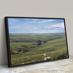 Flint Hills Wall Art | Kansas Tallgrass Prairie Landscape Canvas