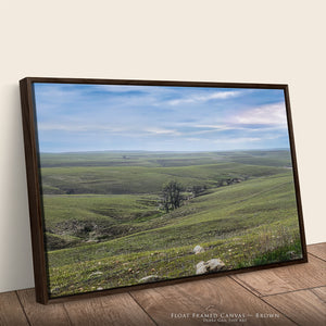 Flint Hills Wall Art | Kansas Tallgrass Prairie Landscape Canvas