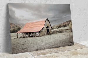 Arkansas Rustic Barn Wall Art – Farmhouse Fine Art Canvas Print