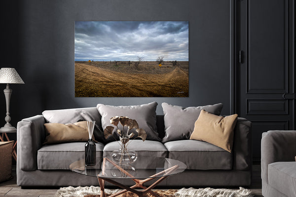 Rustic Rural Road Fine Art Print or Canvas - Wide Open Spaces Landscape Photography