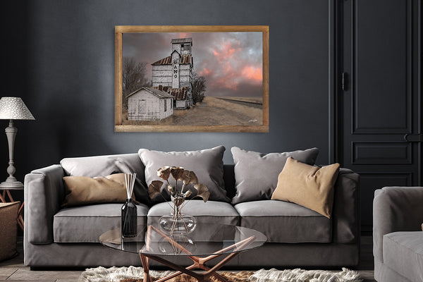 1915 ARDELL KANSAS GRAIN ELEVATOR - FINE ART PHOTOGRAPHY