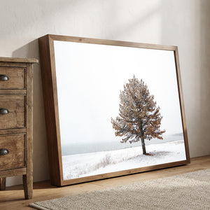Winter Solitude | Flint Hills Kansas Landscape Wall Art