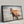 Framed horse photography with premium black float frame