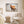 Framed Horse canvas displayed in a rustic farmhouse bedroom