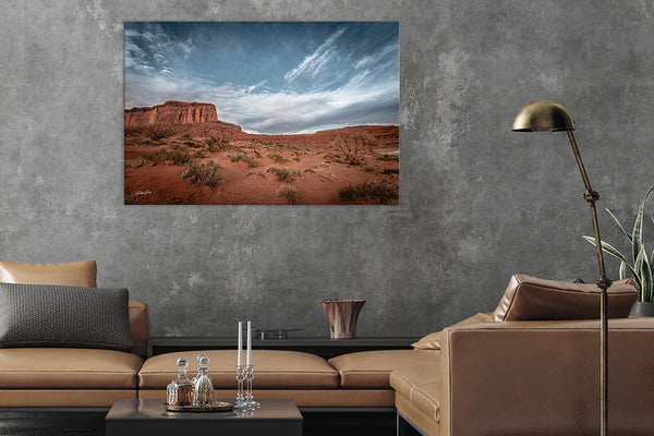 Monument Valley Desert Landscape Fine Art Canvas or Print by Debra Gail – Western Wall Decor