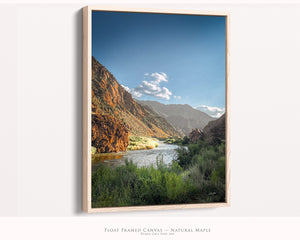 Vertical Mountain Stream Wall Art | Arkansas River Canyon Colorado