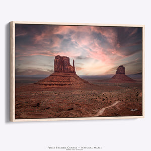 Monument Valley Mittens Sunset | Southwestern Wall Art