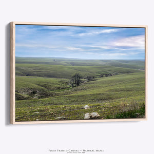 Flint Hills Wall Art | Kansas Tallgrass Prairie Landscape Canvas