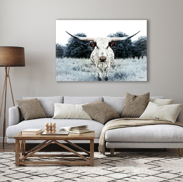 MAJESTIC TEXAS LONGHORN - WESTERN WALL ART