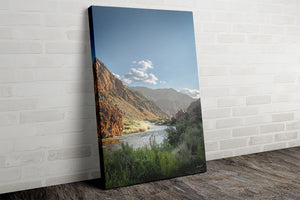 Vertical Mountain Stream Wall Art | Arkansas River Canyon Colorado
