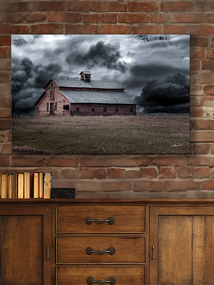 Old barn wall art – rustic prairie photography print by Debra Gail Fine Art