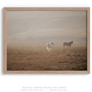 Farm and ranch wall art – Western horses and pasture photography print by Debra Gail Fine Art
