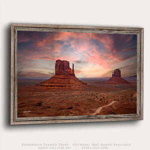 Barnwood Framed Print - Optional Mat Board Available