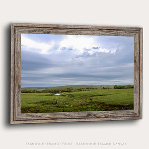 Flint Hills Wall Art Canvas Print | Fresh Kansas Tallgrass Prairie Landscape