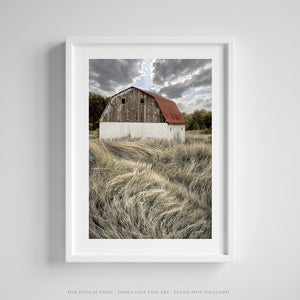 Rustic barn wall art – Kansas prairie fine art photography by Debra Gail Fine Art