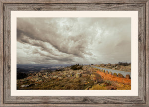 Oklahoma Stormy Landscape canvas print wall art Mt Scott