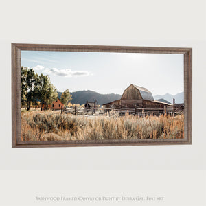 Historic Mormon Row Barn Photography from Grand Teton National Park, Wyoming