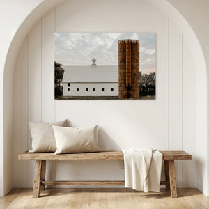 white barn wall art